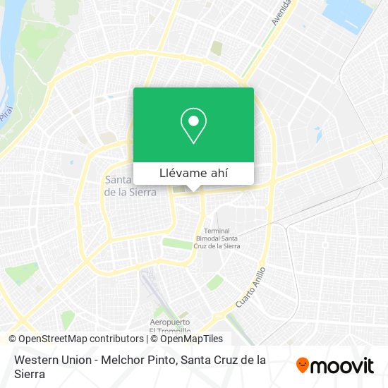 Mapa de Western Union - Melchor Pinto