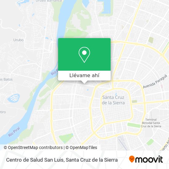 Mapa de Centro de Salud San Luis