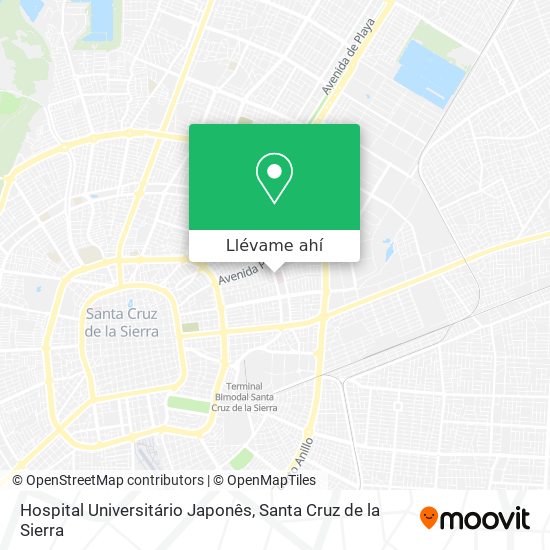 Mapa de Hospital Universitário Japonês