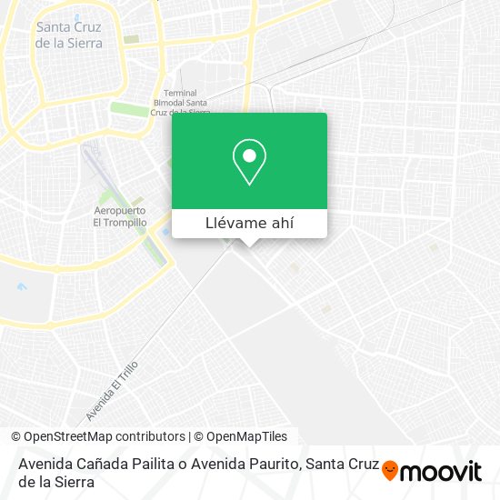 Mapa de Avenida Cañada Pailita o Avenida Paurito