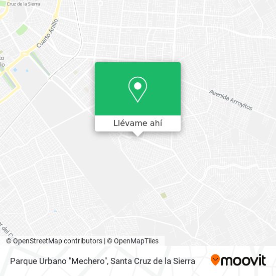 Mapa de Parque Urbano "Mechero"