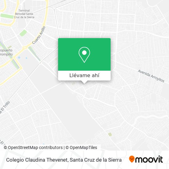 Mapa de Colegio Claudina Thevenet
