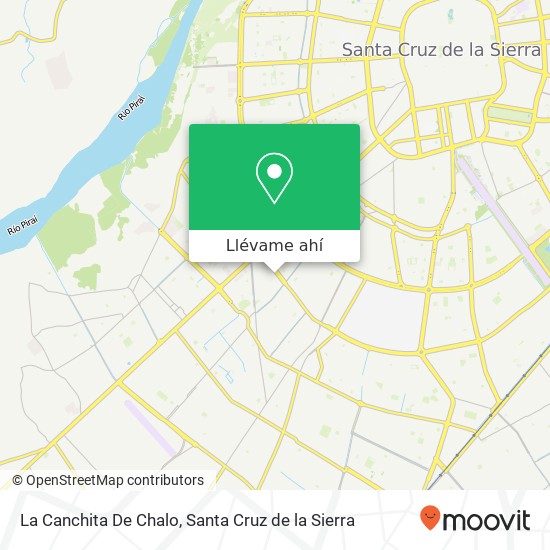 Mapa de La Canchita De Chalo