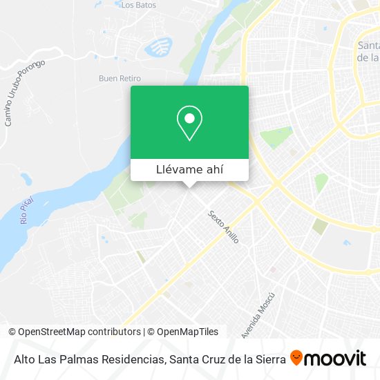 Mapa de Alto Las Palmas Residencias