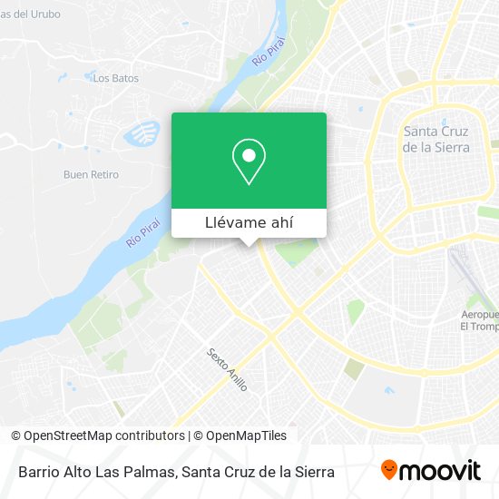 Mapa de Barrio Alto Las Palmas
