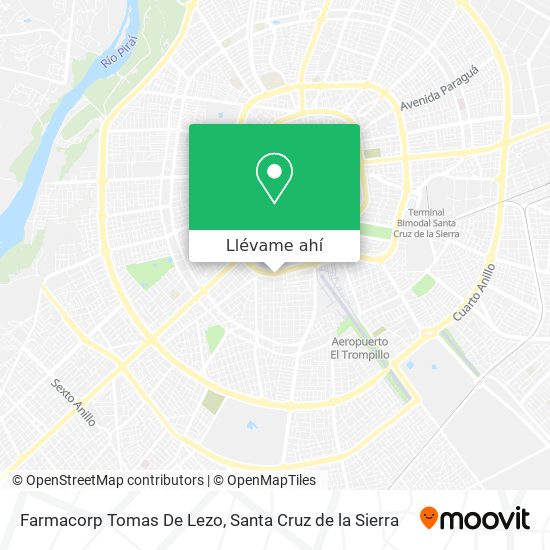 Mapa de Farmacorp Tomas De Lezo