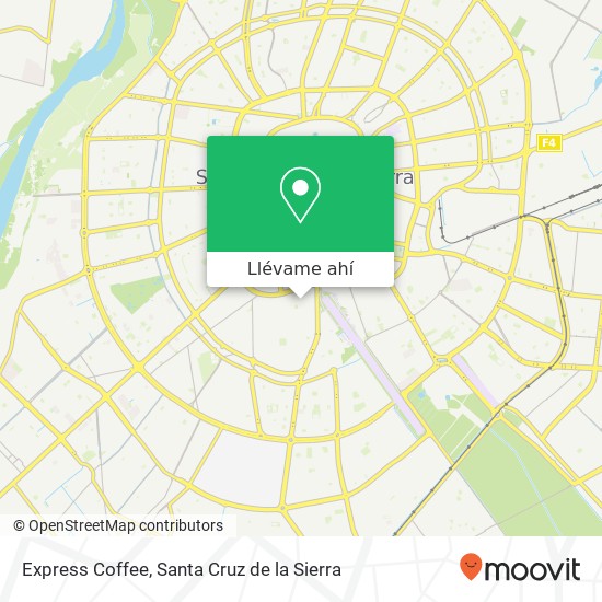 Mapa de Express Coffee