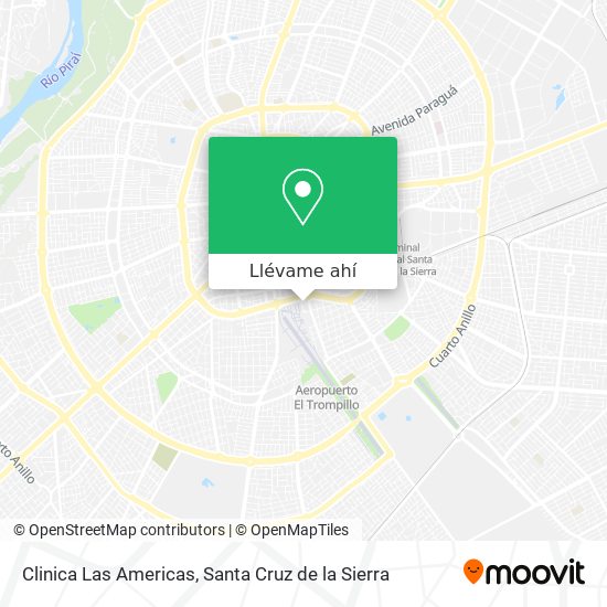 C mo llegar a Clinica Las Americas en Santa Cruz De La Sierra en