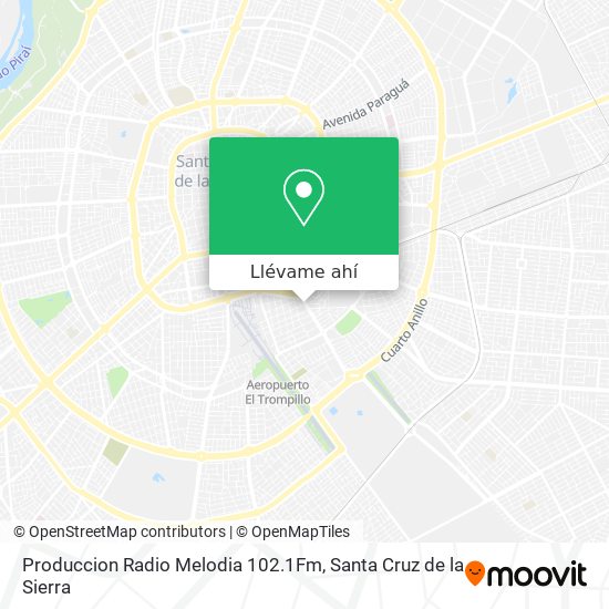 Mapa de Produccion Radio Melodia 102.1Fm