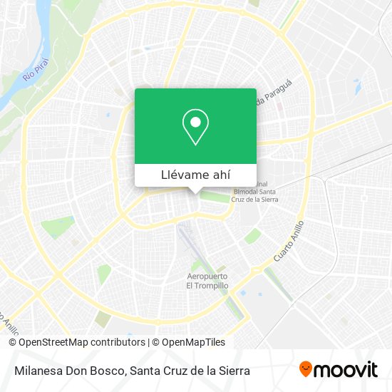 Mapa de Milanesa Don Bosco