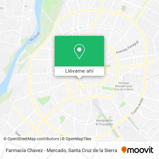Mapa de Farmacia Chavez - Mercado