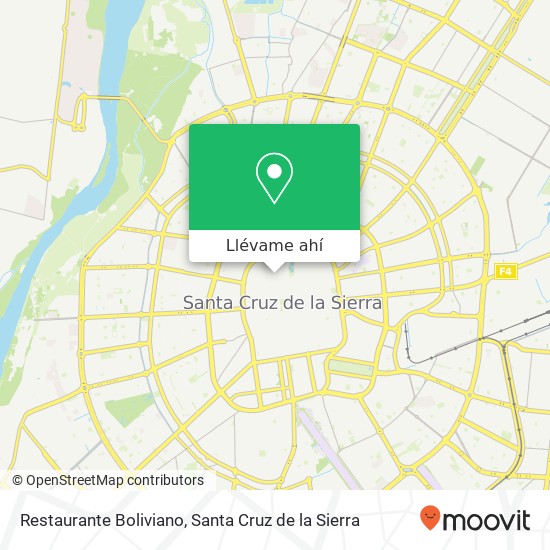 Mapa de Restaurante Boliviano
