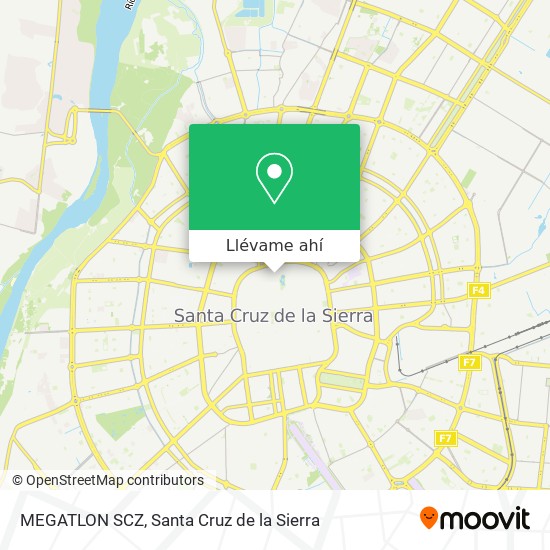 Mapa de MEGATLON SCZ