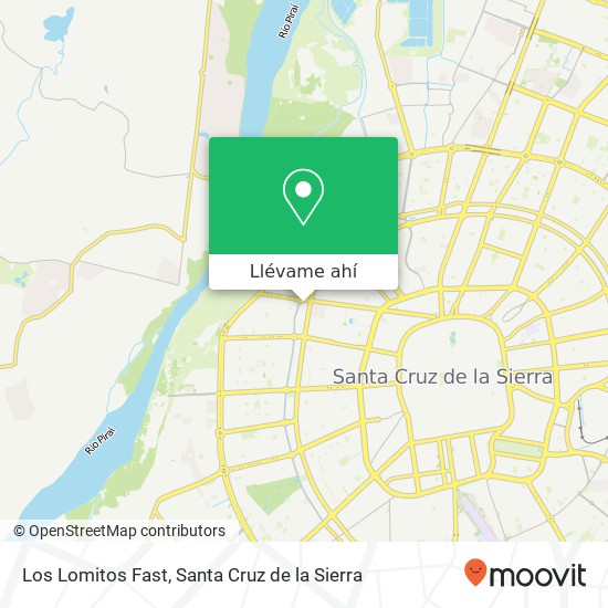 Mapa de Los Lomitos Fast