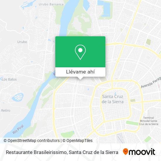 Mapa de Restaurante Brasileirissimo