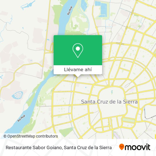 Mapa de Restaurante Sabor Goiano