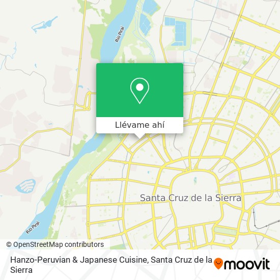 Mapa de Hanzo-Peruvian & Japanese Cuisine