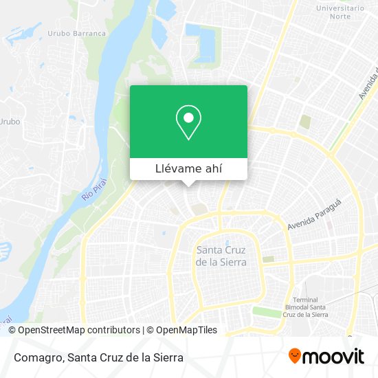 Mapa de Comagro