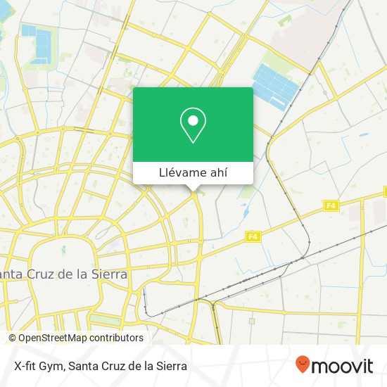 Mapa de X-fit Gym