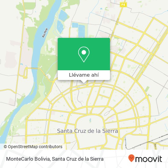 Mapa de MonteCarlo Bolivia