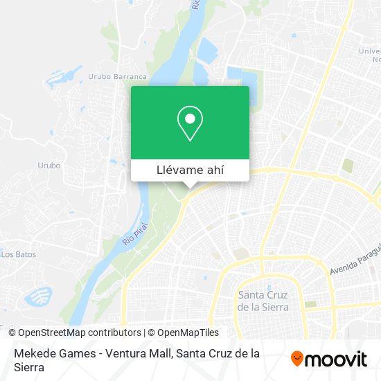 Mapa de Mekede Games - Ventura Mall