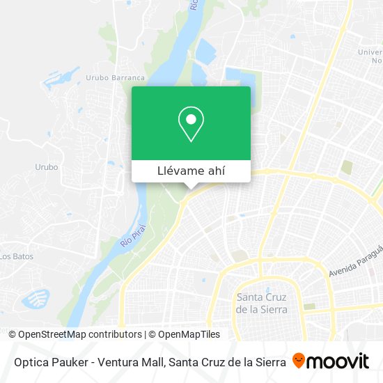 Mapa de Optica Pauker - Ventura Mall