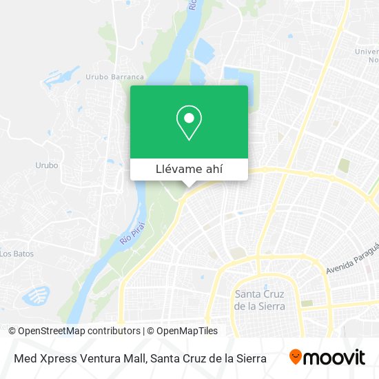 Mapa de Med Xpress Ventura Mall