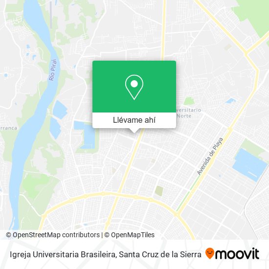 Mapa de Igreja Universitaria Brasileira