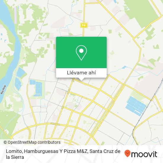 Mapa de Lomito, Hamburguesas Y Pizza M&Z