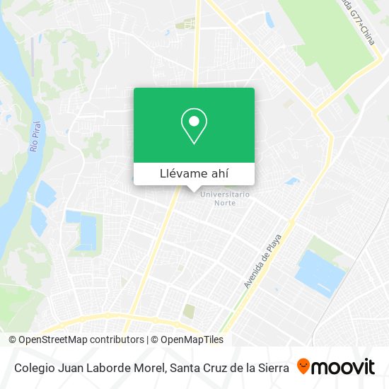 Mapa de Colegio Juan Laborde Morel