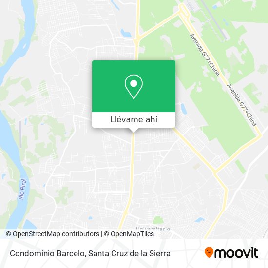 Mapa de Condominio Barcelo