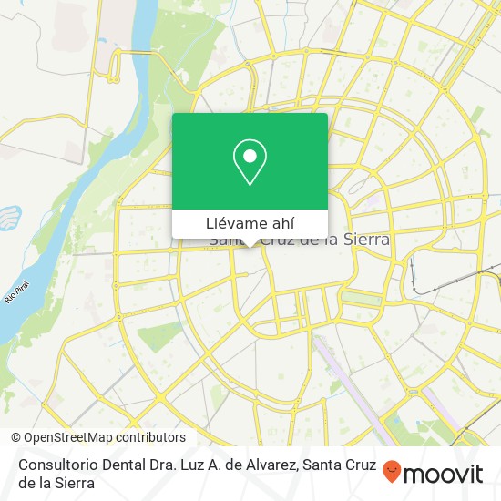 Mapa de Consultorio Dental Dra. Luz A. de Alvarez