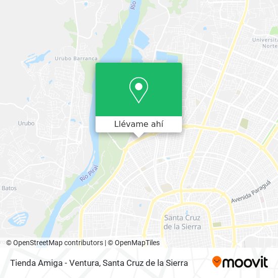 Mapa de Tienda Amiga  - Ventura