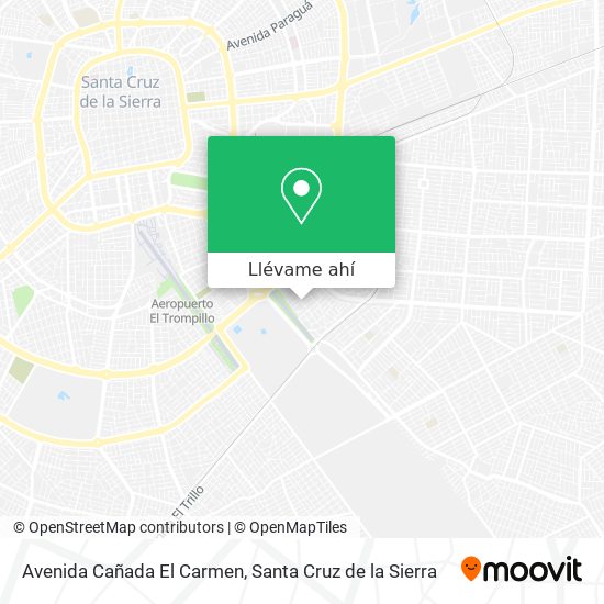 Mapa de Avenida Cañada El Carmen