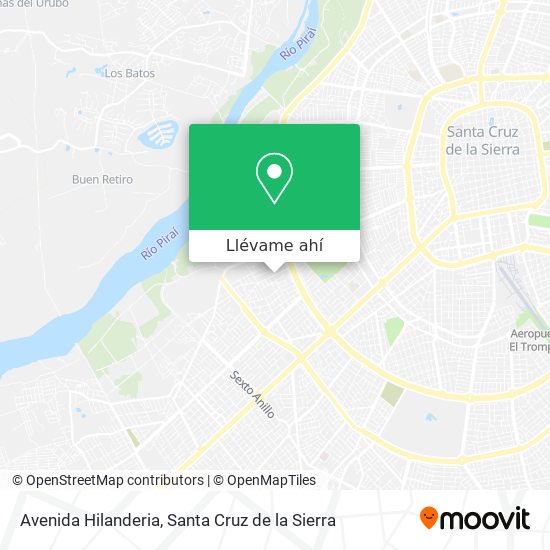 Mapa de Avenida Hilanderia