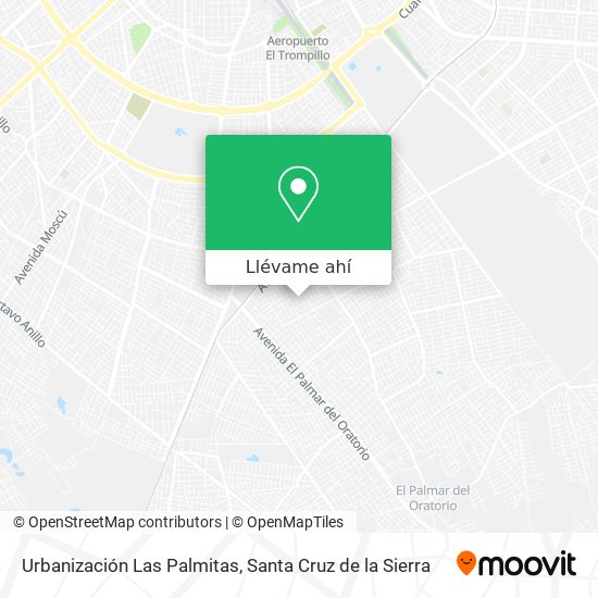 Mapa de Urbanización Las Palmitas