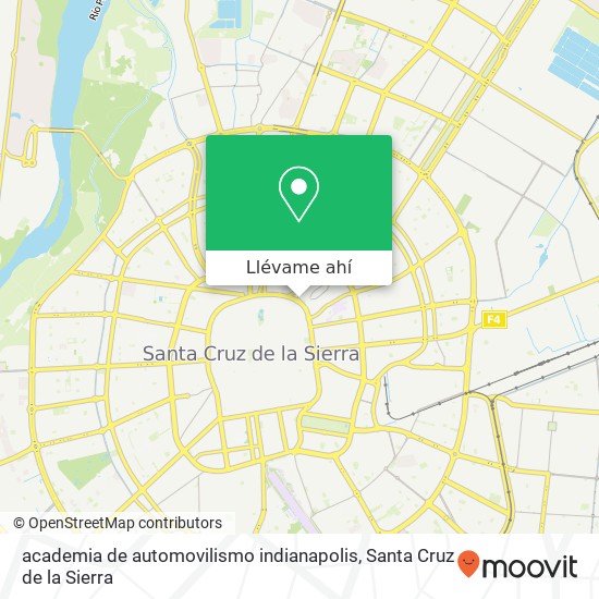 Mapa de academia de automovilismo indianapolis