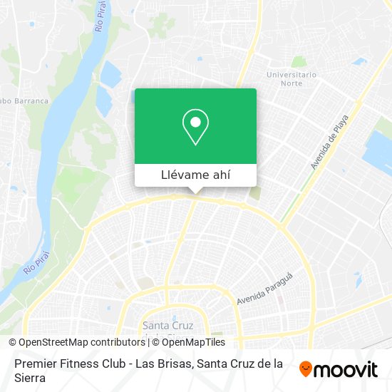 Mapa de Premier Fitness Club - Las Brisas