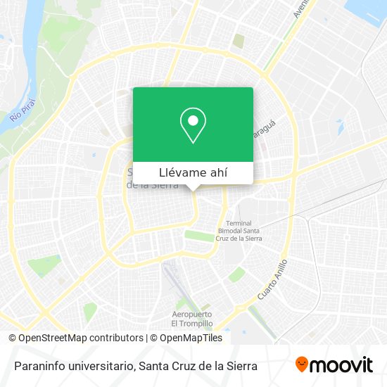 Mapa de Paraninfo universitario
