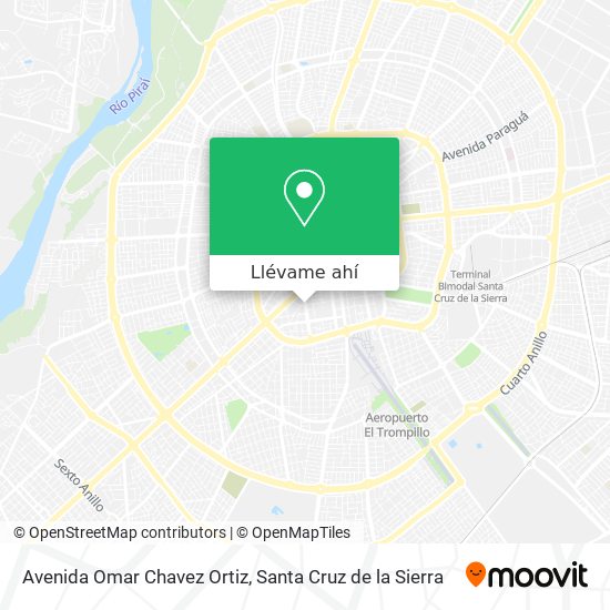 Mapa de Avenida Omar Chavez Ortiz