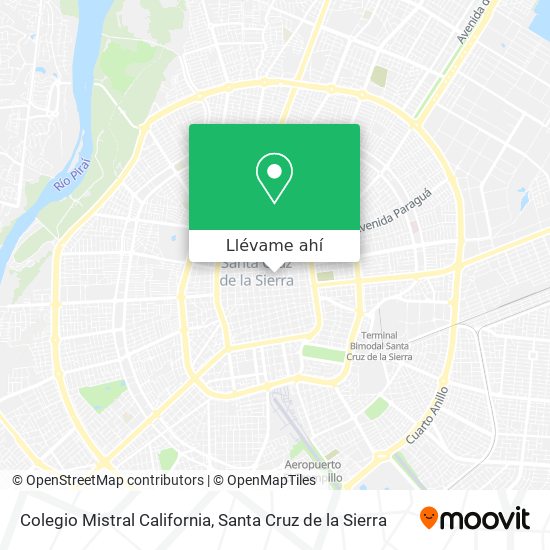 Mapa de Colegio Mistral California
