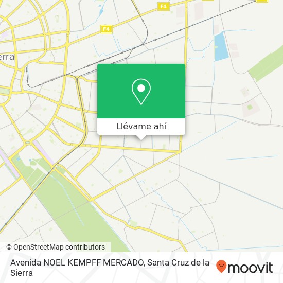 Mapa de Avenida NOEL KEMPFF MERCADO