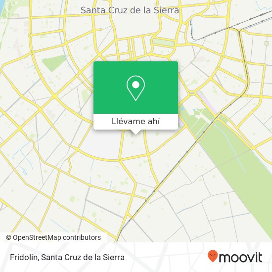 Mapa de Fridolin, 21 de Mayo UV-107, Santa Cruz de la Sierra