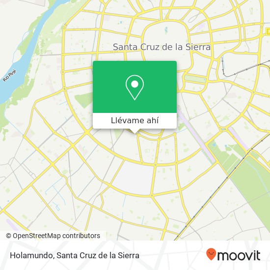 Mapa de Holamundo, Dr. Horacio Sosa UV-50, Santa Cruz de la Sierra