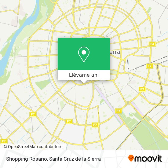 Mapa de Shopping Rosario