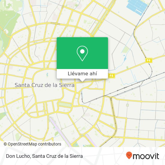 Mapa de Don Lucho, Cañada Larga UV-21, Santa Cruz de la Sierra