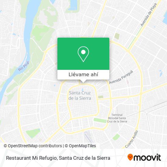 Mapa de Restaurant Mi Refugio