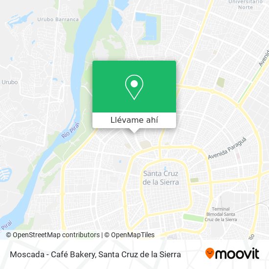 Mapa de Moscada - Café Bakery