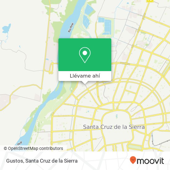 Mapa de Gustos, Leigue Castedo UV-58, Santa Cruz de la Sierra