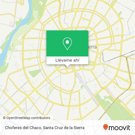 Mapa de Choferes del Chaco